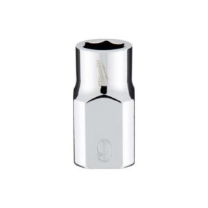 Milwaukee 9 mm X 3/8 in. drive Metric 6 Point Standard Socket
