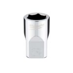 Milwaukee 12 mm X 3/8 in. drive Metric 6 Point Standard Socket