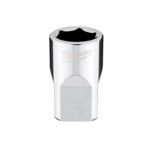 Milwaukee 12 mm X 3/8 in. drive Metric 6 Point Standard Socket