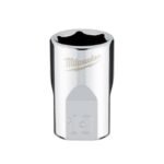 Milwaukee 13 mm X 3/8 in. drive Metric 6 Point Standard Socket