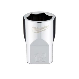 Milwaukee 14 mm X 3/8 in. drive Metric 6 Point Standard Socket