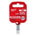 Milwaukee 5/32 in. X 1/4 in. drive SAE 6 Point Standard Socket