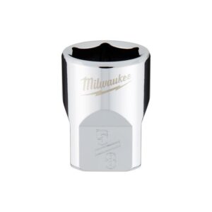 Milwaukee 5/8 in. X 3/8 in. drive SAE 6 Point Standard Socket