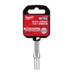 Milwaukee 5 mm X 1/4 in. drive Metric 6 Point Standard Deep Socket