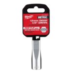 Milwaukee 12 mm X 1/4 in. drive Metric 6 Point Standard Deep Socket