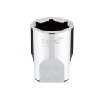 Milwaukee 14 mm X 1/4 in. drive Metric 6 Point Standard Socket