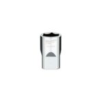 Milwaukee 11/16 in. X 1/2 in. drive SAE 6 Point Standard Deep Socket