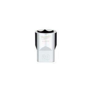 Milwaukee 20 mm X 1/2 in. drive Metric 6 Point Standard Socket