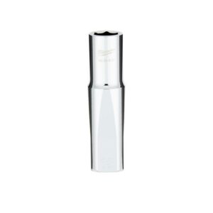 Milwaukee 13 mm X 1/2 in. drive Metric 6 Point Standard Deep Socket