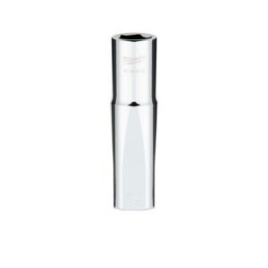 Milwaukee 14 mm X 1/2 in. drive Metric 6 Point Standard Deep Socket