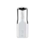 Milwaukee 6 mm X 1/4 in. drive Metric 6 Point Standard Socket