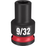 Milwaukee Shockwave 9/32 in. X 3/8 in. drive SAE 6 Point Standard Impact Socket