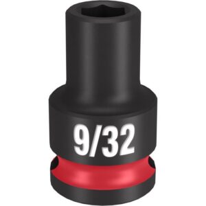 Milwaukee Shockwave 9/32 in. X 3/8 in. drive SAE 6 Point Standard Impact Socket