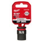 Milwaukee Shockwave 9/16 in. X 3/8 in. drive SAE 6 Point Standard Impact Socket