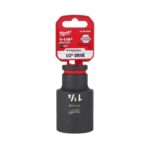 Milwaukee Shockwave 1-1/4 in. X 1/2 in. drive SAE 6 Point Deep Impact Socket