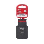 Milwaukee SHOCKWAVE 1-3/8 in. X 1/2 in. drive SAE 6 Point Deep Impact Socket