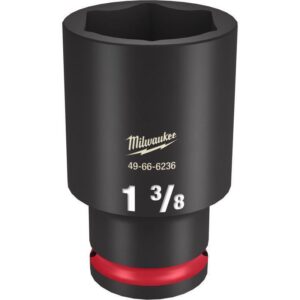 Milwaukee SHOCKWAVE 1-3/8 in. X 1/2 in. drive SAE 6 Point Deep Impact Socket - Image 2