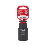 Milwaukee SHOCKWAVE 1-1/16 in. X 1/2 in. drive SAE 6 Point Deep Impact Socket