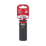 Milwaukee Shockwave 13/16 in. X 1/2 in. drive SAE 6 Point Deep Impact Socket