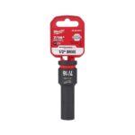 Milwaukee SHOCKWAVE 7/16 in. X 1/2 in. drive SAE 6 Point Deep Impact Socket