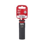 Milwaukee SHOCKWAVE 5/8 in. X 1/2 in. drive SAE 6 Point Deep Impact Socket