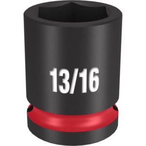 Milwaukee Shockwave 13/16 in. X 1/2 in. drive SAE 6 Point Standard Deep Socket - Image 2