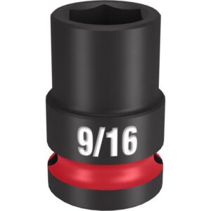 Milwaukee Shockwave 9/16 in. X 1/2 in. drive SAE 6 Point Standard Impact Socket - Image 2