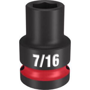 Milwaukee Shockwave 7/16 in. X 1/2 in. drive SAE 6 Point Standard Impact Socket - Image 2