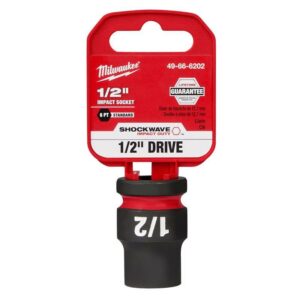 Milwaukee Shockwave 1/2 in. X 1/2 in. drive SAE 6 Point Standard Impact Socket
