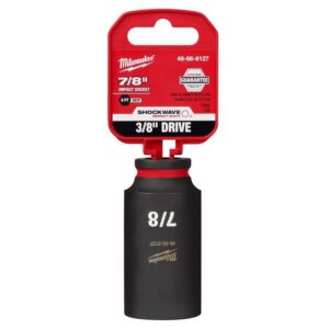 Milwaukee SHOCKWAVE 7/8 in. X 3/8 in. drive SAE 6 Point Deep Impact Socket