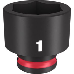 Milwaukee Shockwave 1 in. X 3/8 in. drive SAE 6 Point Standard Impact Socket - Image 2