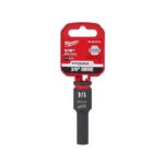 Milwaukee Shockwave 1/4 in. X 3/8 in. drive SAE 6 Point Deep Impact Socket