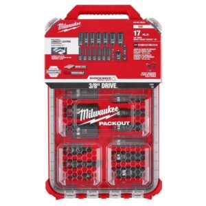Milwaukee Shockwave 3/8 in. drive Metric 6 Point Impact Rated Socket Set 19 pc - Image 2