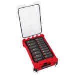 Milwaukee Shockwave 1/2 in. drive Metric 6 Point Impact Socket Set