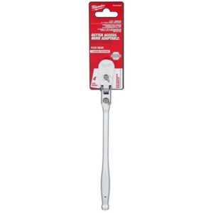 Milwaukee 1/4 in. drive SAE Flex Head Ratchet 90 teeth