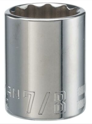 Craftsman 7/8 in. x 3/8 in. drive SAE 12 Point Standard Socket