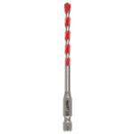 Milwaukee Shockwave 3/16 in. X 4 in. L Carbide Hammer Drill Bit Hex Shank