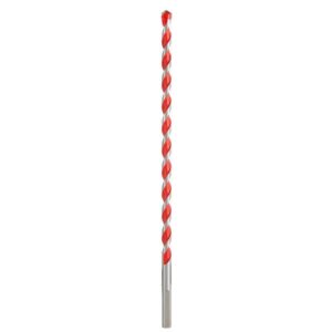 Milwaukee 3/8 in. X 12 in. L Carbide Hammer Drill Bit 3-Flat Shank