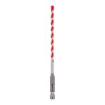Milwaukee Shockwave 3/16 in. X 6 in. L Carbide Hammer Drill Bit Hex Shank