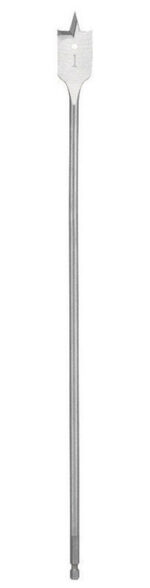 Milwaukee 5/8 in. X 16 in. L High Carbon Steel Flat Boring Drill Bit Quick-Change Hex Shank