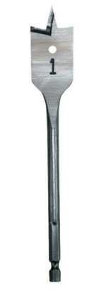 Milwaukee 13/16 in. X 6 in. L Heat-Treated Steel Flat Boring Drill Bit Quick-Change Hex Shank