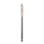 Milwaukee 3/8 in. X 6 in. L Heat-Treated Steel Flat Boring Drill Bit Quick-Change Hex Shank