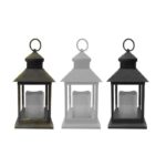 Alpine Glass/Plastic Assorted Lantern (Case of 6)