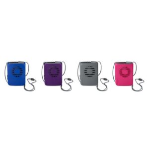 O2Cool Deluxe Necklace 6.69 in. H X 2.5 in. D 1 speed Personal Fan