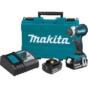 Makita 18V LXT 1/4 in. Cordless Brushless Impact Driver Kit (Battery & Charger