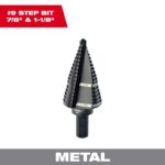 Milwaukee #9 X 6 in. L Step Drill Bit 3-Flat Shank