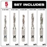 Milwaukee Shockwave Metal Drill and Tap Set Hex Shank