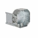 Raco 15-1/2 cu in Octagon Steel 1 gang Junction Box Gray