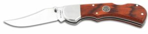 Sarge Knives SK-404 Single Blade Lock Back Folder Knife with 2-3/4-Inch Stainless Blade and Pakka Wood Handle