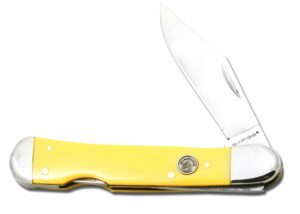 Sarge Knives - 4 1/8 Fold Knife W/Yellow Derlin Handle (SK-211)